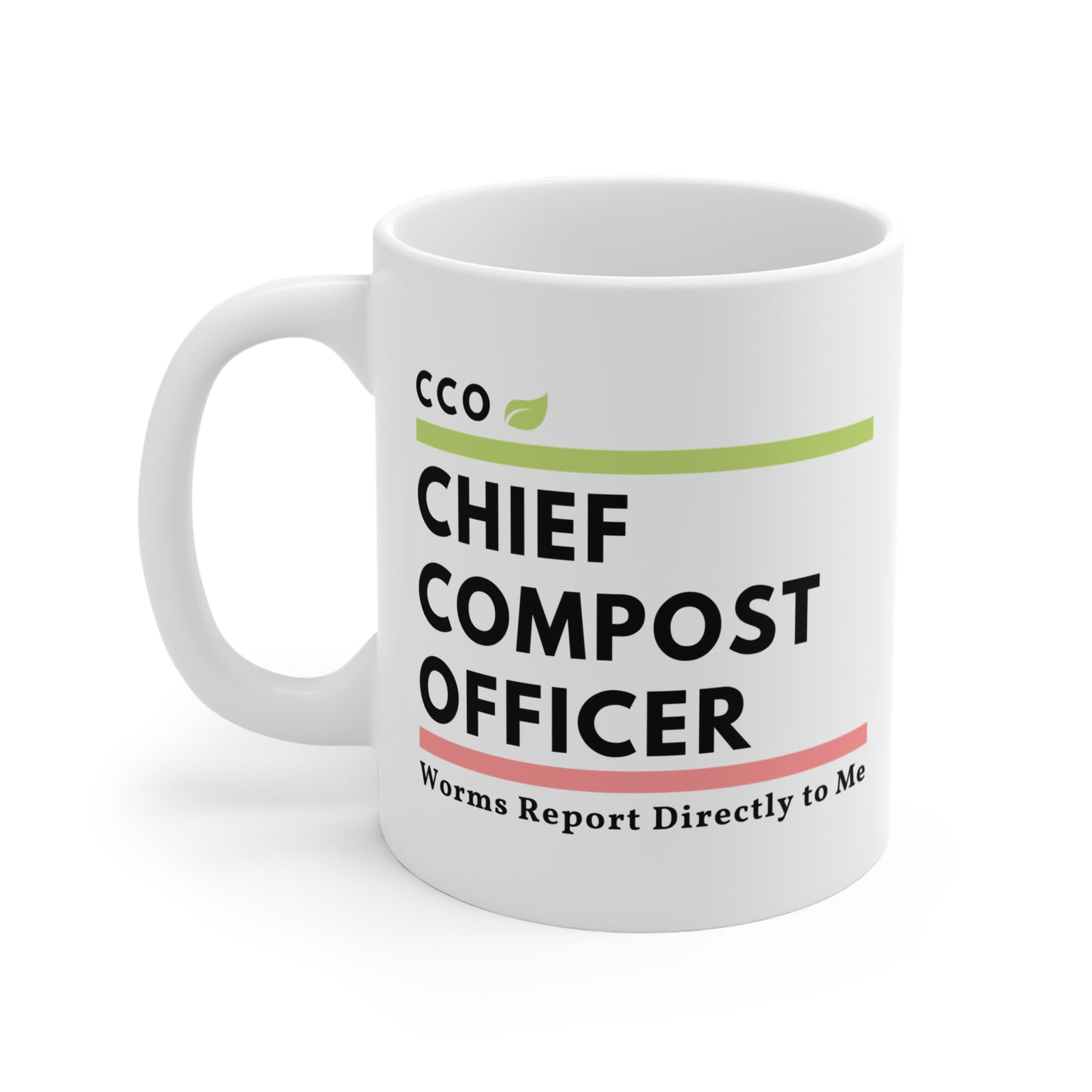 CCO Chief Compost Officer - Mug [THE ULTIMATE BADGE OF GARDEN AUTHORITY!]