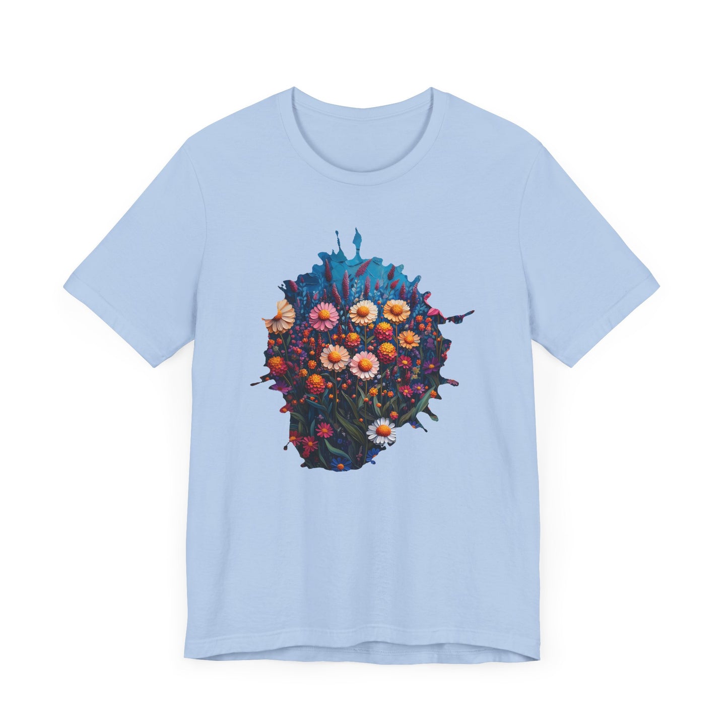 Wild Bloom - Artistic Floral T-Shirt [A WEARABLE WORK OF ART]