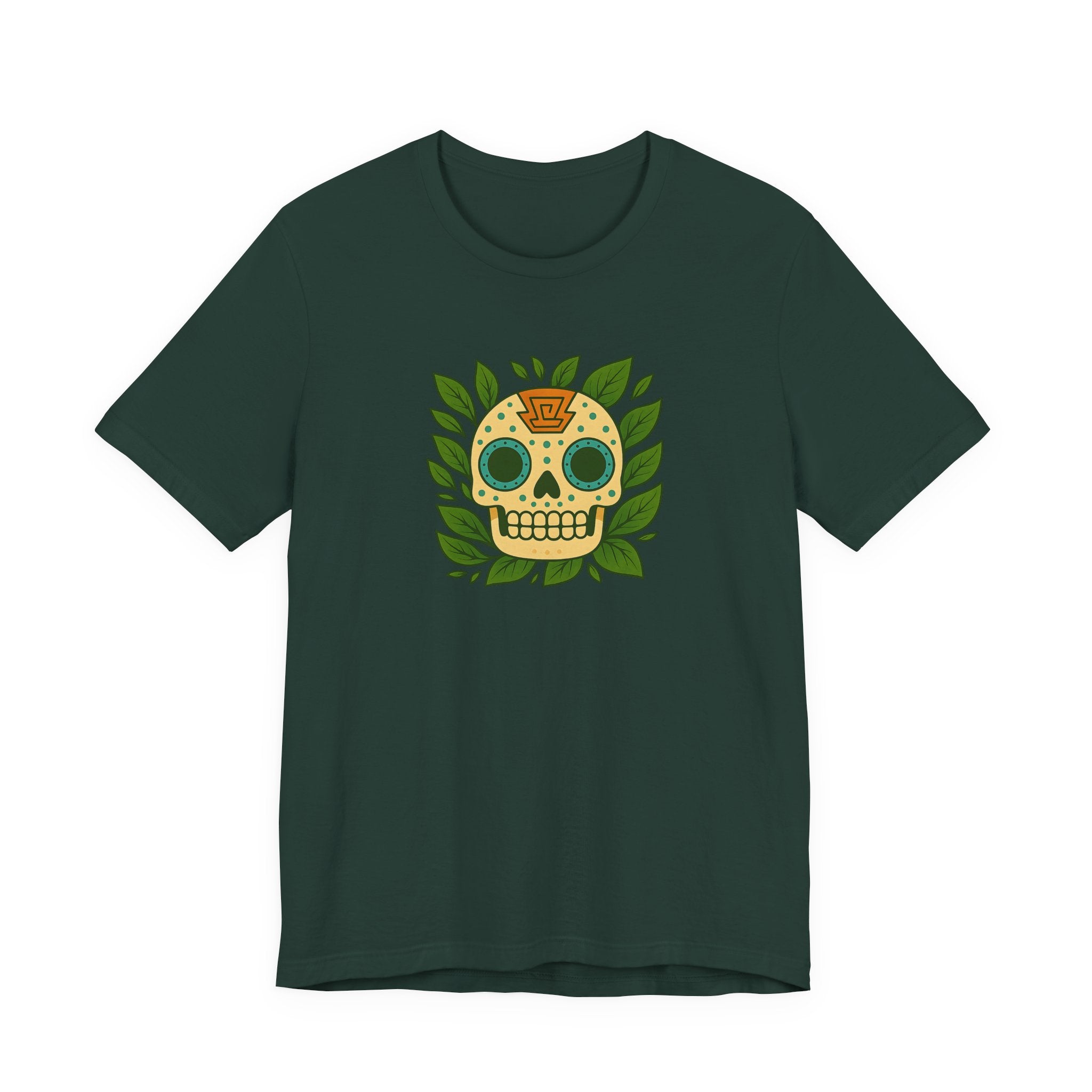 Aztec Skull – Unisex T-Shirt [Bold Tribal Nature Design] – Fancy