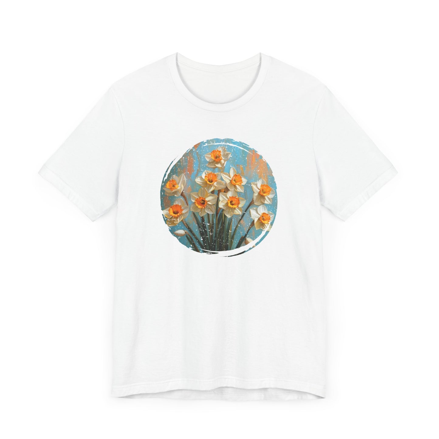 Vintage Daffodil Bloom - T-Shirt [TIMELESS FLORAL BEAUTY!]
