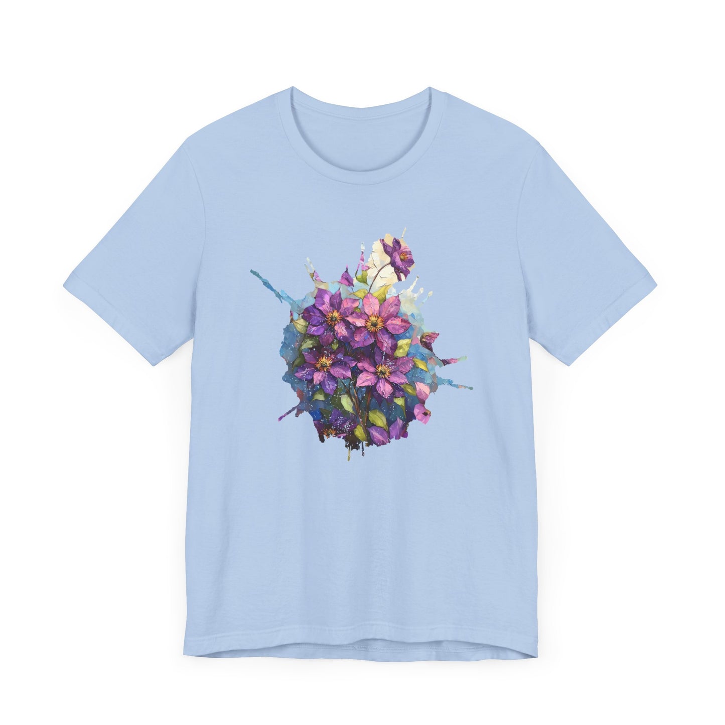 Enchanted Vines Clematis - T-Shirt [NATURE MEETS ART]
