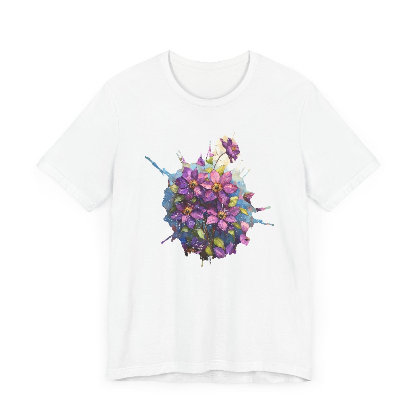 Enchanted Vines Clematis - T-Shirt [NATURE MEETS ART]