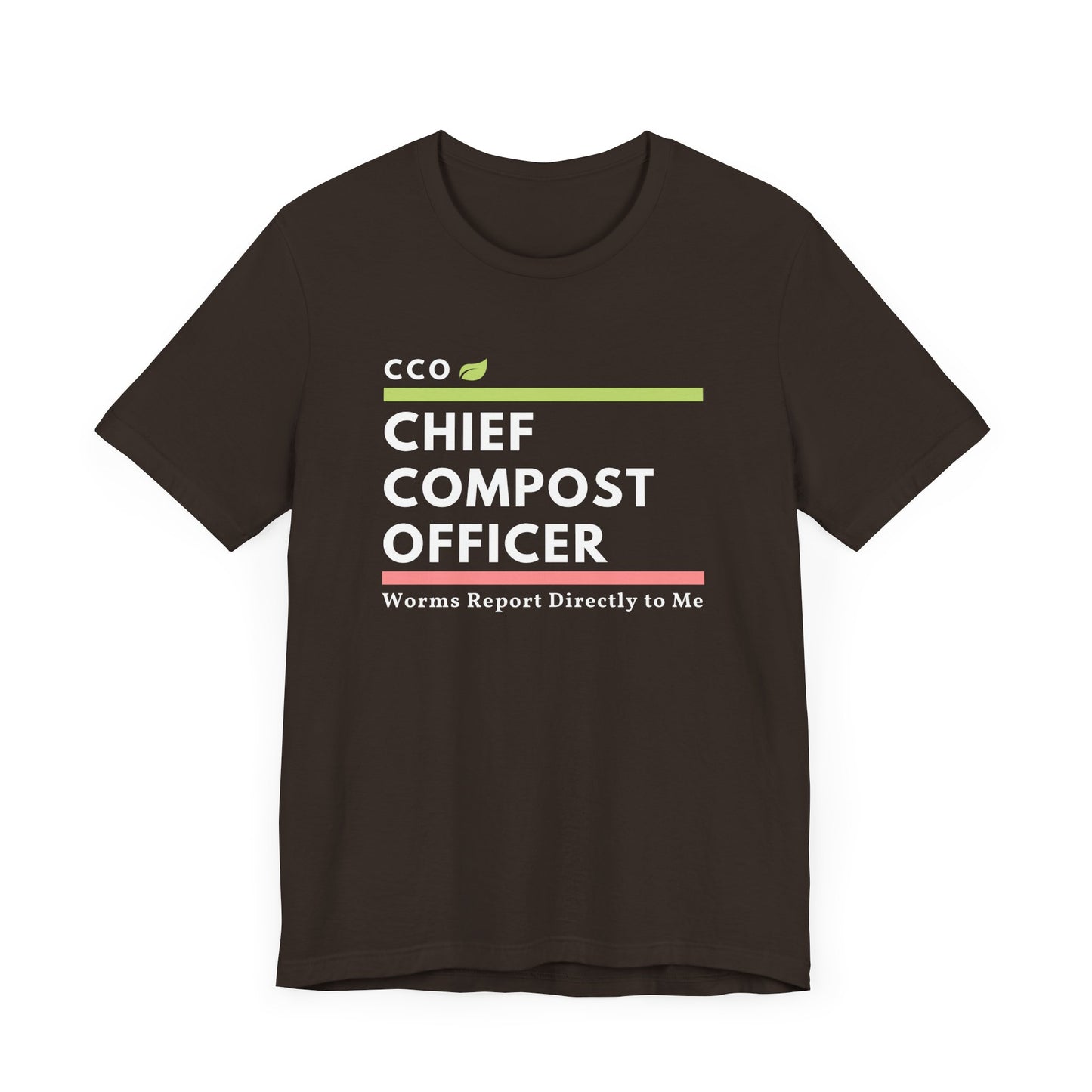 CCO Chief Compost Officer - Unisex T-Shirt [THE ULTIMATE BADGE OF GARDEN AUTHORITY!]