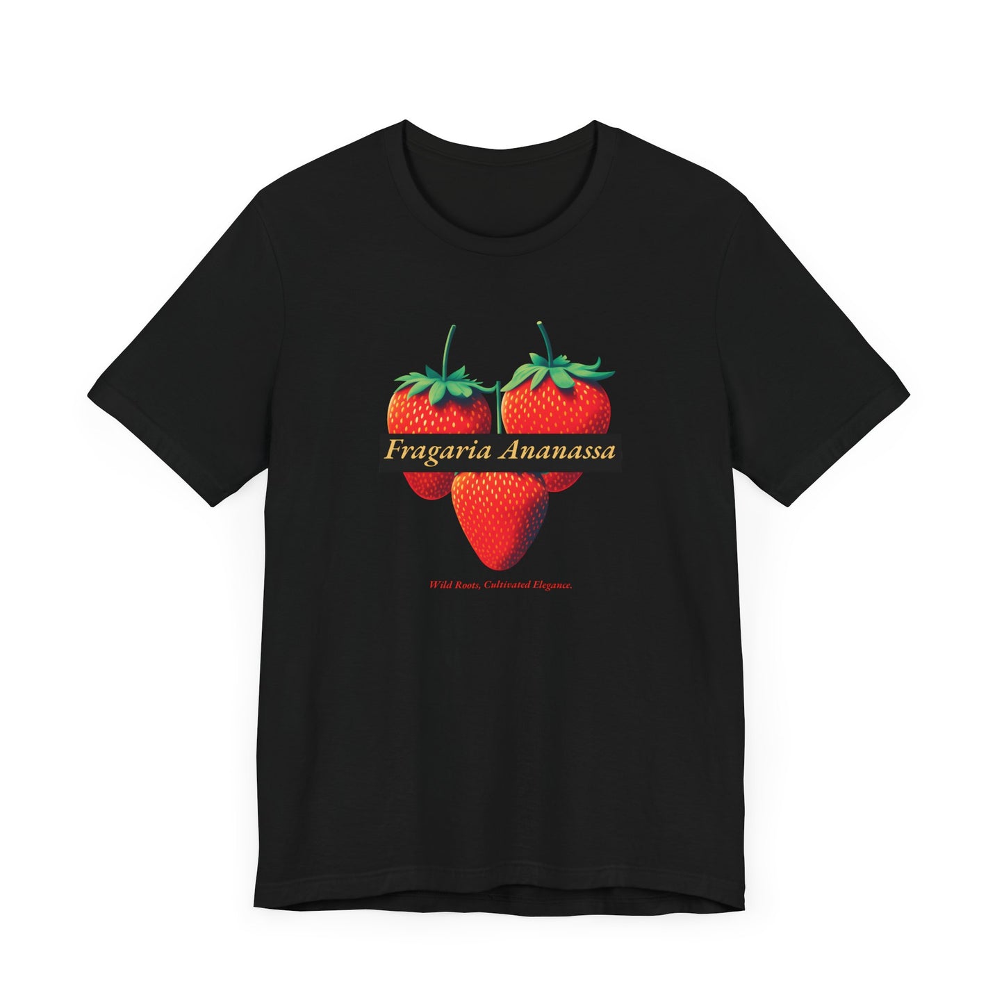 Fragaria Ananassa - T-Shirt [VINTAGE BOTANICAL CHARM]