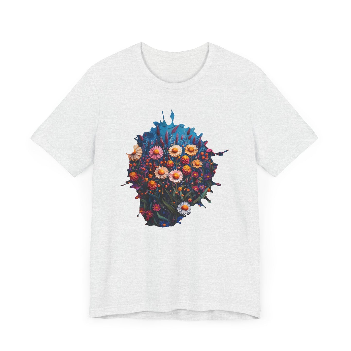 Wild Bloom - Artistic Floral T-Shirt [A WEARABLE WORK OF ART]