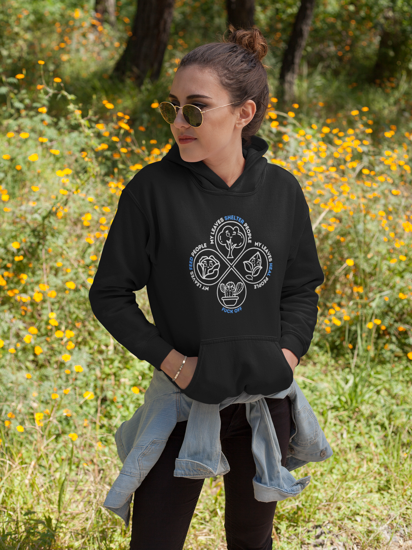 Leaf Me Alone - Unisex Hoodie [NATURE SPEAKS. LISTEN CAREFULLY.]