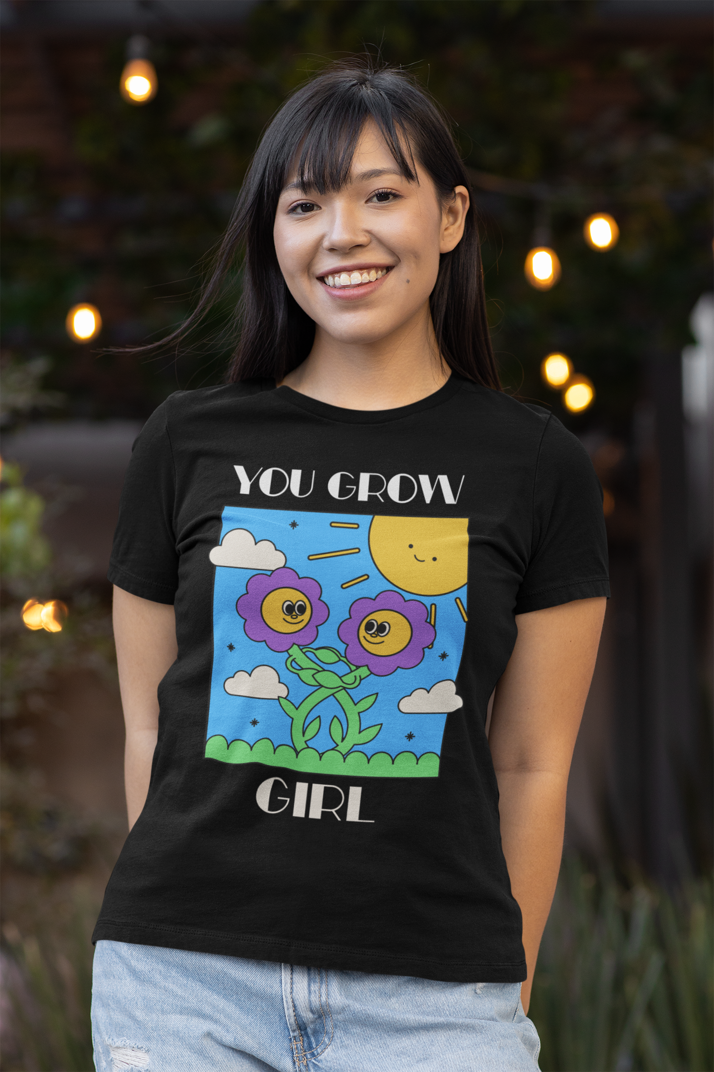 You Grow Girl - Unisex T-Shirt [EMPOWERMENT WITH A FUN FLORAL TWIST]