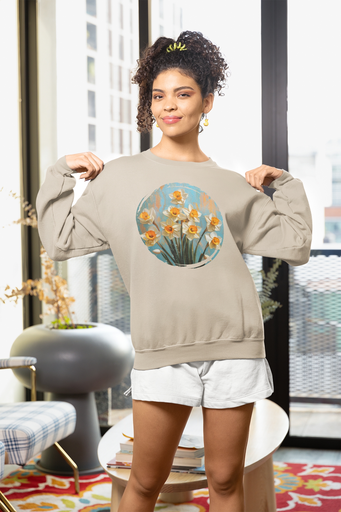 Midnight Sunflower - Sweatshirt [A CELEBRATION OF NATURE & LIGHT]
