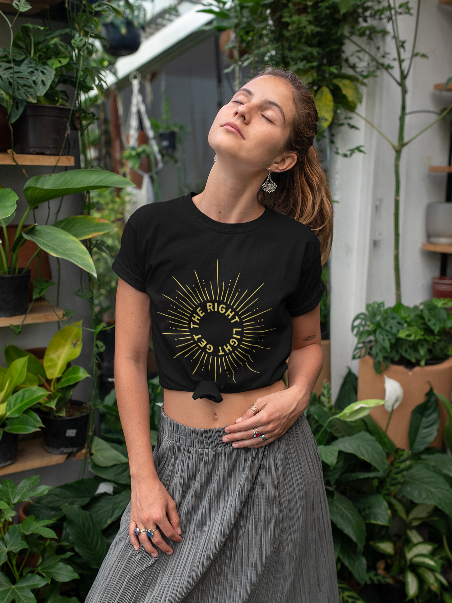 Get the Right Light - Unisex T-Shirt [GROW, SHINE & THRIVE!]