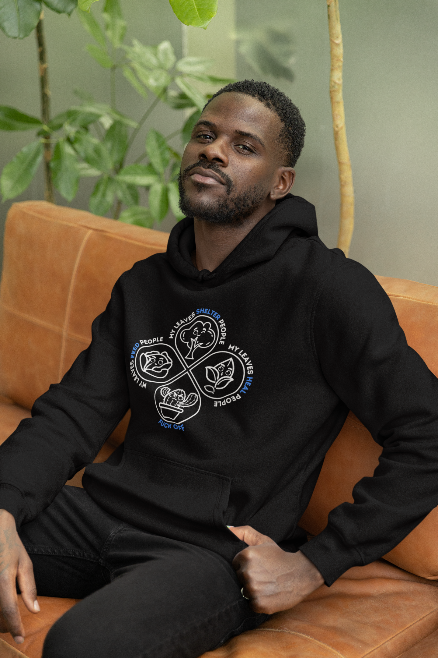 Leaf Me Alone - Unisex Hoodie [NATURE SPEAKS. LISTEN CAREFULLY.]