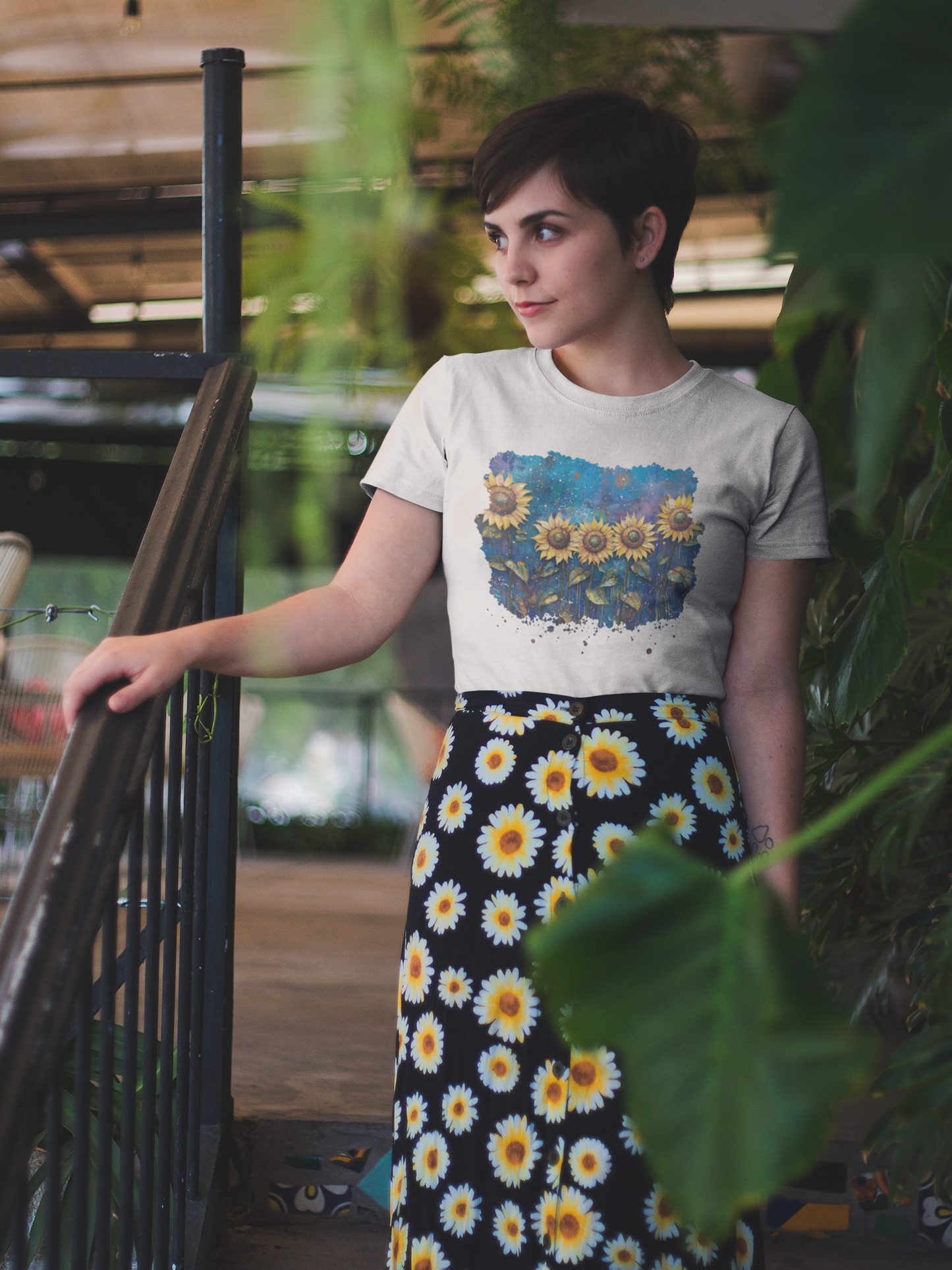 Midnight Sunflower - T-Shirt [A CELEBRATION OF NATURE & LIGHT]